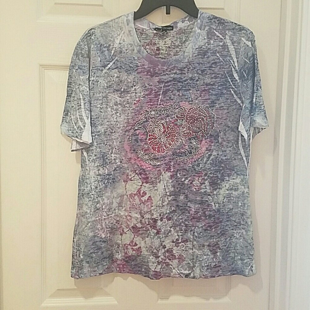 Burn Out Bling T Shirt